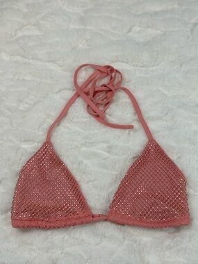 Outcast Rhinestone Triangle Bikini Top S